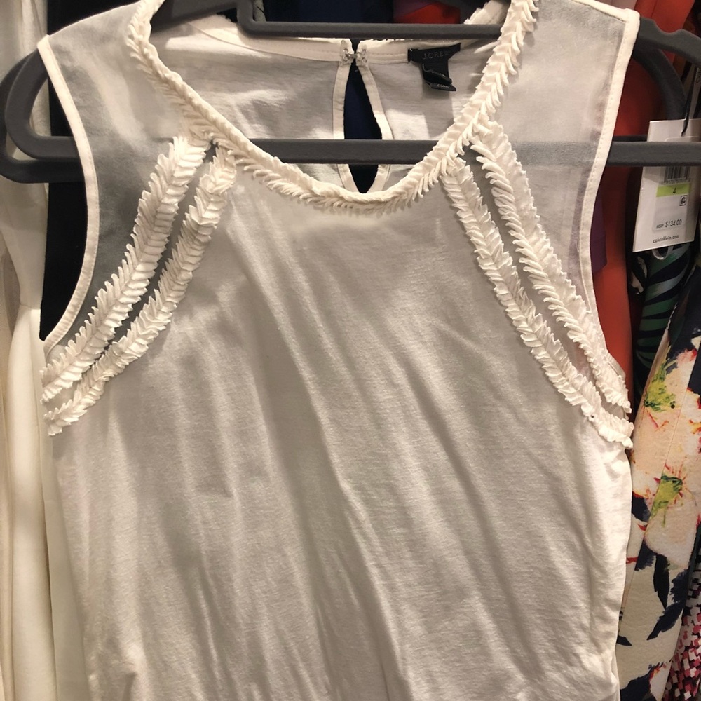 J. crew embellished Top